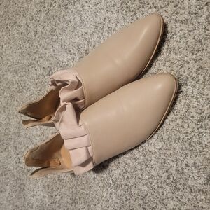 Women's Cream Ankle Boots